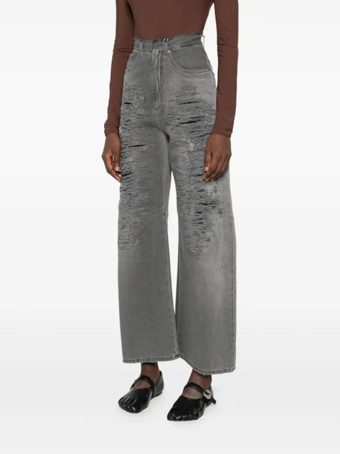 MM6 Maison Margiela distressed jeans - Grey