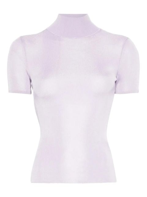 Self-Portrait high-neck top - Purple - zdjęcie produktu nr 1