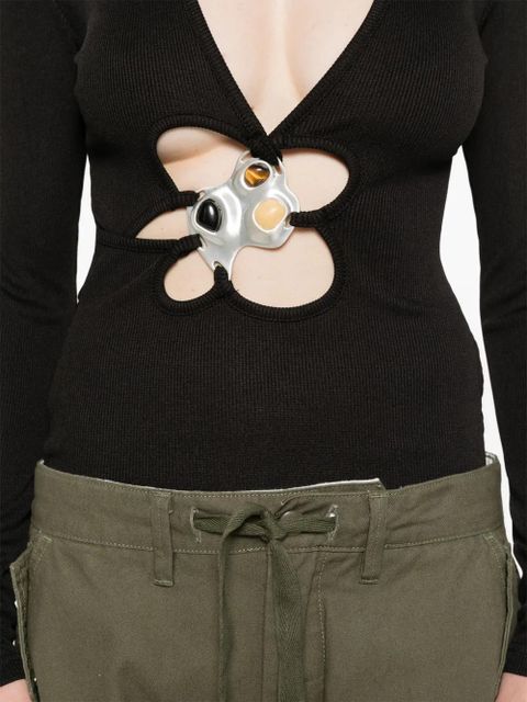 Christopher Esber Trio Stone T-shirt - Black