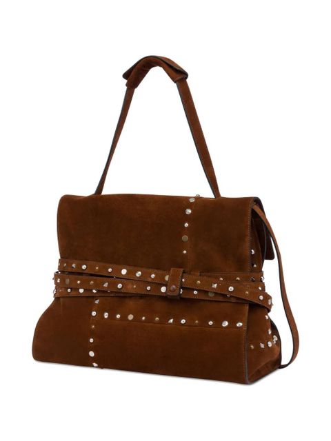 Moschino Tie Me tote bag - Brown - zdjęcie produktu nr 2