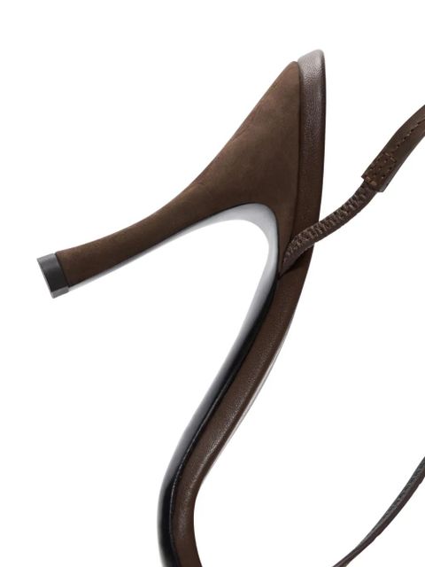 LouLou de Saison Lane strap heeled sandals - Brown - zdjęcie produktu nr 2