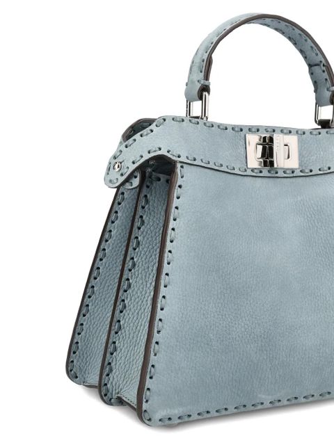 FENDI small Peekaboo ISeeU top-handle tote bag - Blue