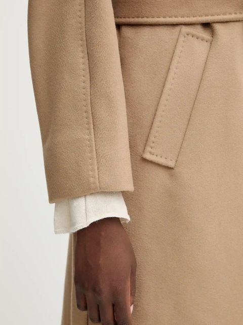 Weekend Max Mara płaszcz wełniany RESINA kolor zielony 2525016102600