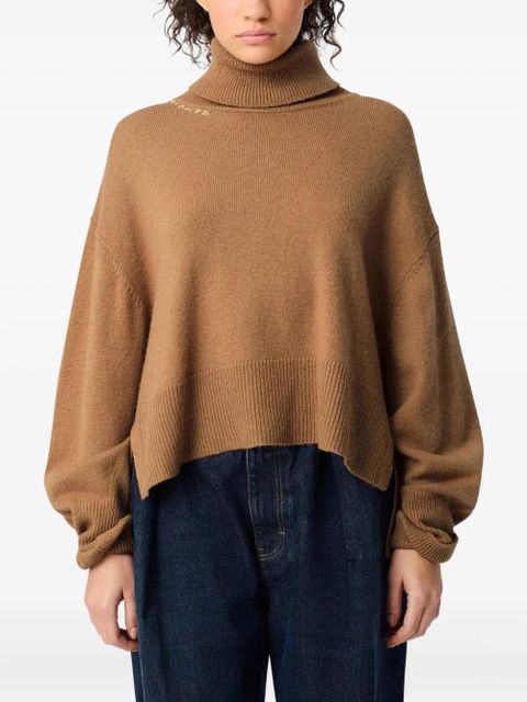 Axel Arigato turtleneck split-hem sweater - Brown