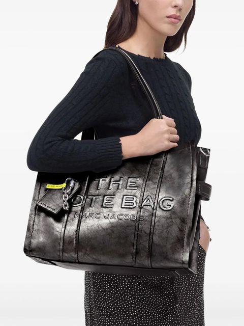 Marc Jacobs The Metallic Tote Bag - Black - zdjęcie produktu nr 2