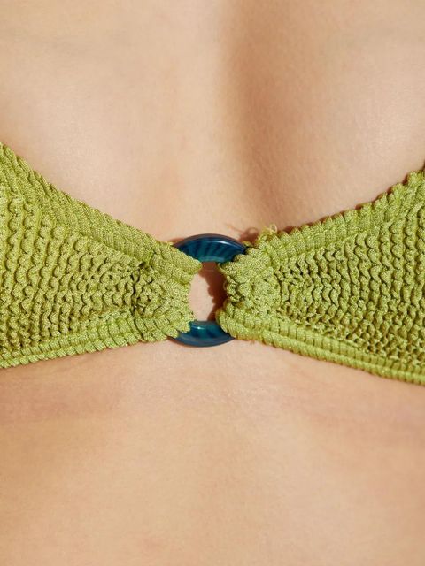 Bond-eye Ring Scout bikini top - Green