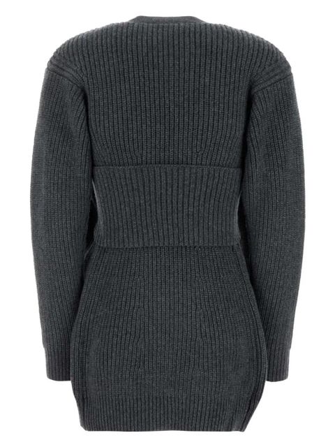 Alexander Wang layered cardigan - Grey