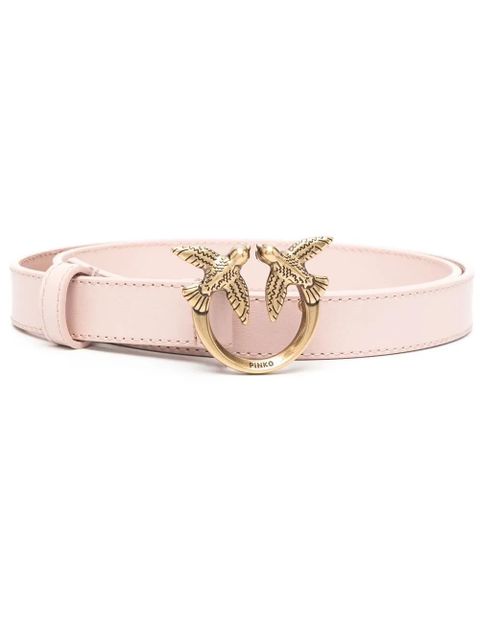 PINKO Love Berry logo-plaque leather belt - zdjęcie produktu nr 1