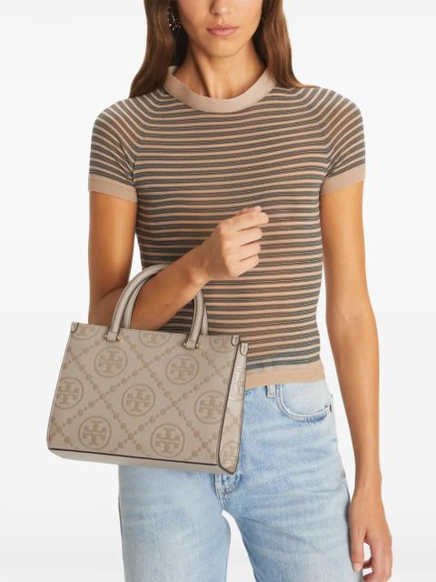 Tory Burch t-monogram tote bag - Neutrals - zdjęcie produktu nr 2