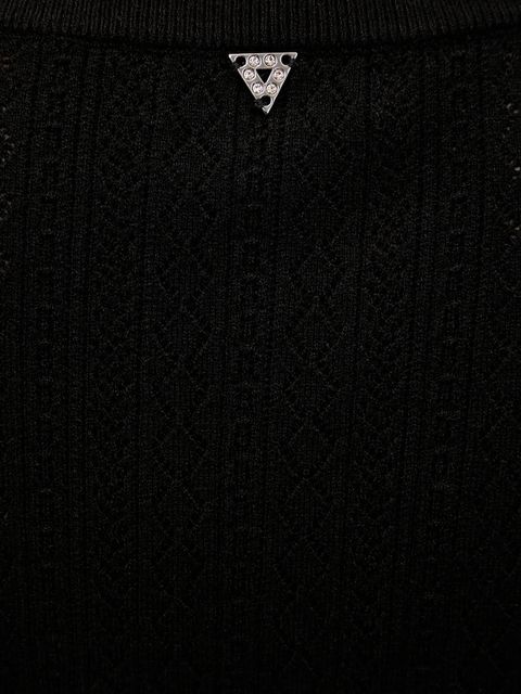 Guess kardigan LYLA damski kolor czarny lekki W5YR01 Z2ZK2