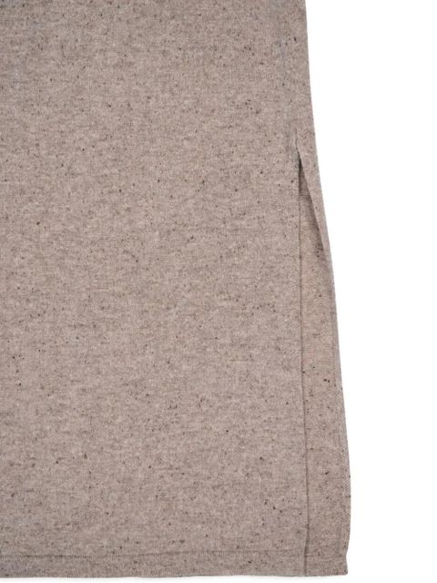 Altuzarra Kasos asymmetric cashmere dress - Neutrals