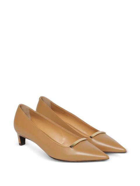 Tod's Barretta pointed toe strap loafers - Neutrals - zdjęcie produktu nr 2