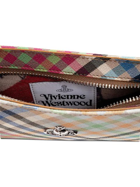 Vivienne Westwood Tasha check-pattern shoulder bag - Neutrals