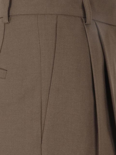 The Frankie Shop back welt pocket suit trousers - Brown - zdjęcie produktu nr 2