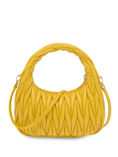 Miu Miu mini Wander matelassé shoulder bag - Yellow