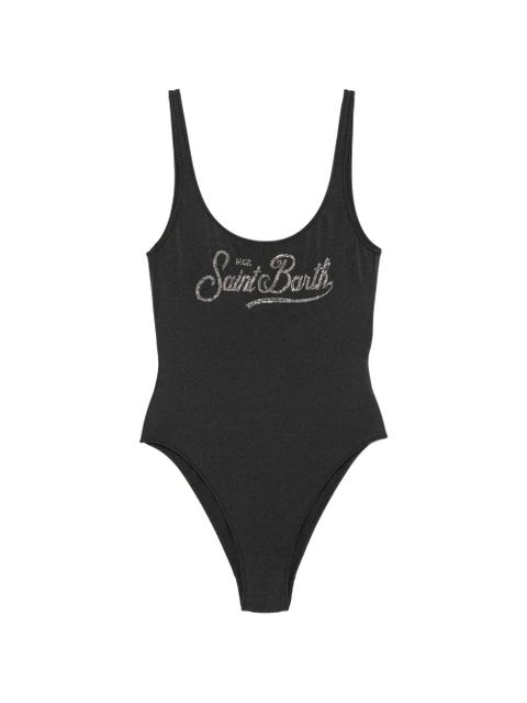 MC2 Saint Barth Lora logo swimsuit - Black - zdjęcie produktu nr 1