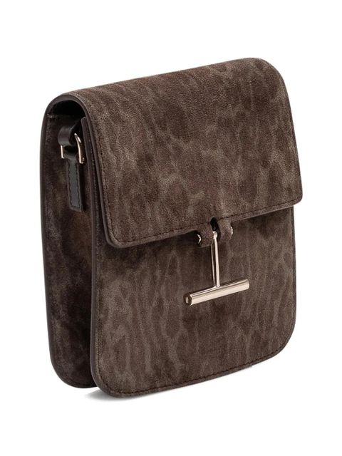 TOM FORD T-bar closure crossbody bag - Brown