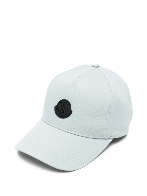 Moncler logo patch hat - Blue - zdjęcie produktu nr 1