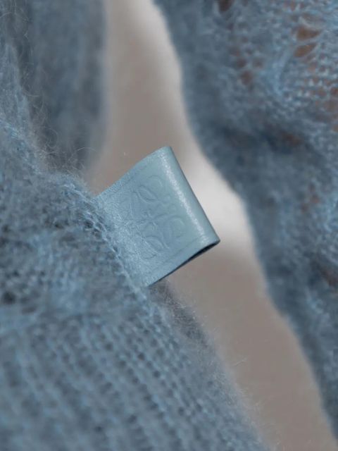 LOEWE mohair-blend jumper - Blue