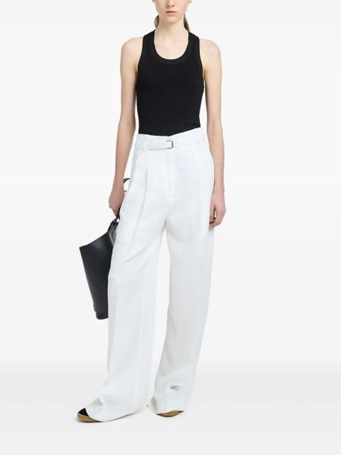 Proenza Schouler Jules palazzo pants - White - zdjęcie produktu nr 2