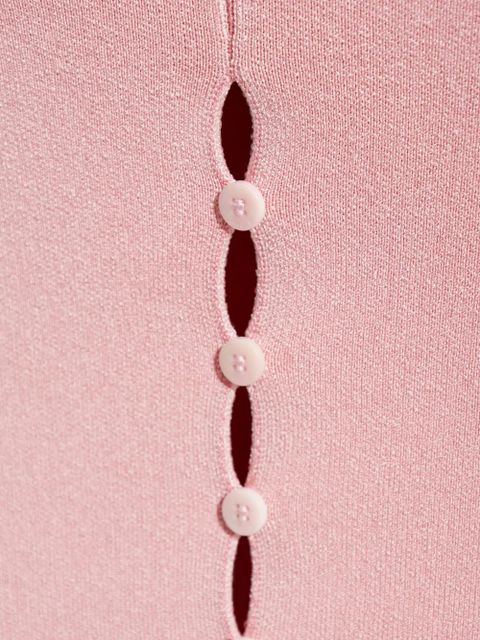 Jacquemus The Sera strapless midi dress - Pink - zdjęcie produktu nr 2