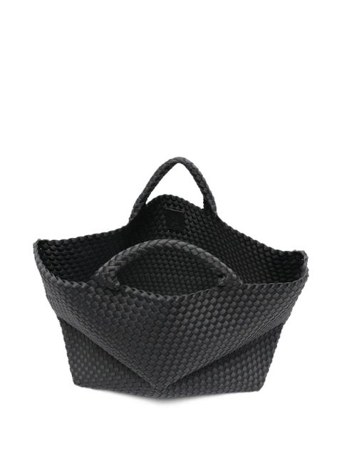 NAGHEDI large St. Barths woven tote bag - Black