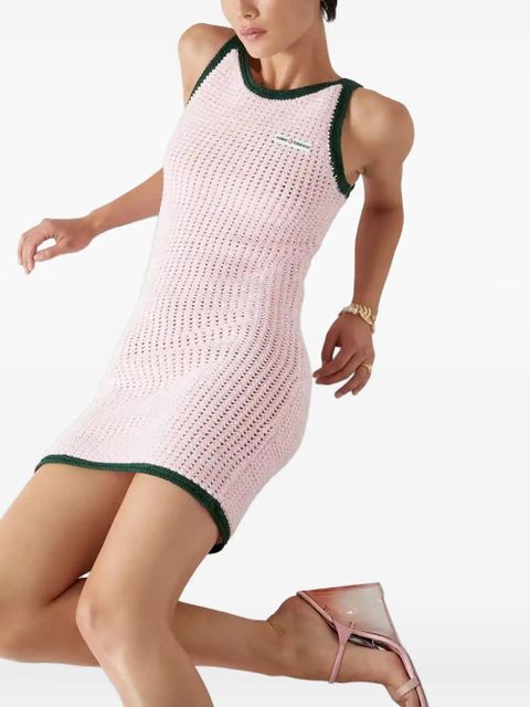 Casablanca knitted contrast-trim dress - Pink - zdjęcie produktu nr 2