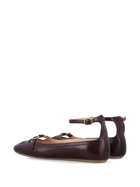 Chloé Misty cutout ballet flat - Brown