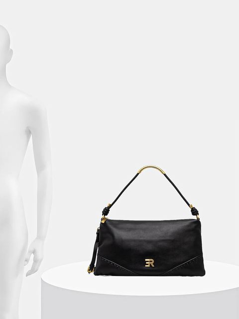 ERMANNO Firenze torebka skórzana kolor czarny 12401940