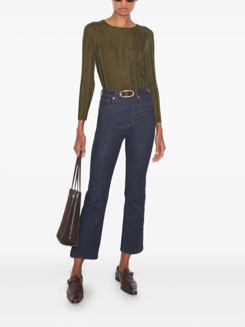 Tory Burch cropped flared jeans - Blue - zdjęcie produktu nr 2