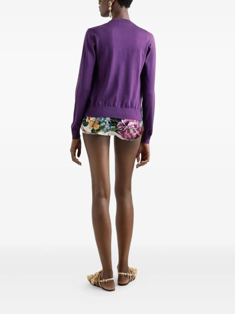 Dolce & Gabbana silk cardigan - Purple