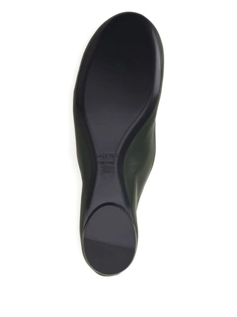 Lanvin leather ballet flats - Green