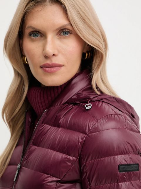 Armani Exchange kurtka puchowa kolor bordowy przejściowa XW001920 AF18757