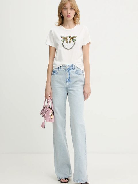 Pinko t-shirt bawełniany - zdjęcie produktu nr 1