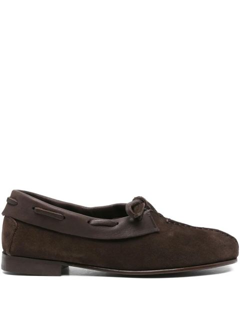 Hereu lace-up suede boots - Brown - zdjęcie produktu nr 1