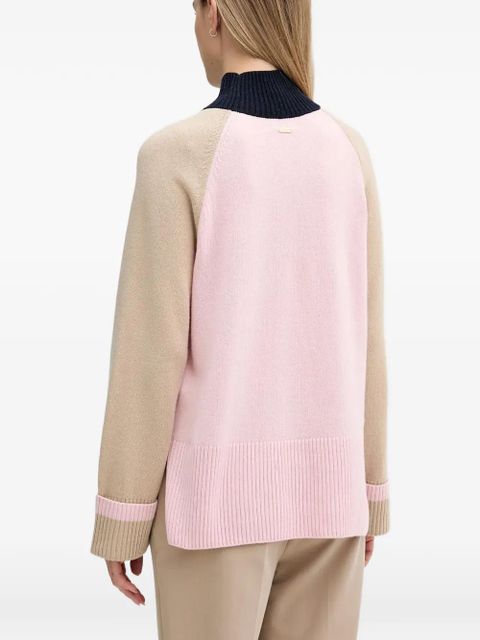 Barbour colour block roll-neck sweater - Blue - zdjęcie produktu nr 2