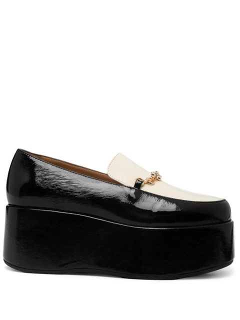 GANNI 70mm platform loafers - Black - zdjęcie produktu nr 1