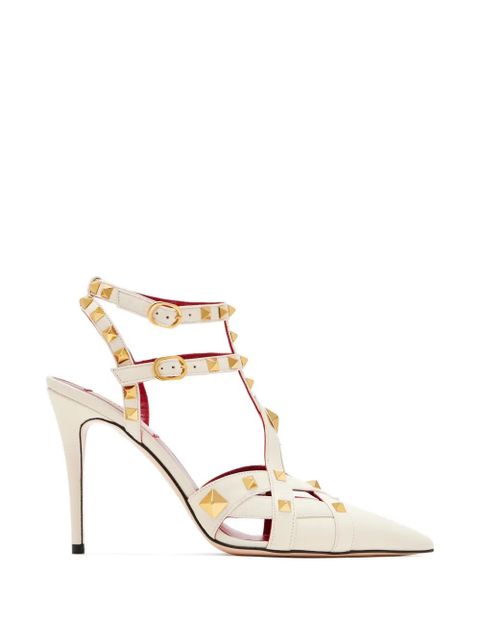Valentino Garavani studded straps pumps - Neutrals - zdjęcie produktu nr 1