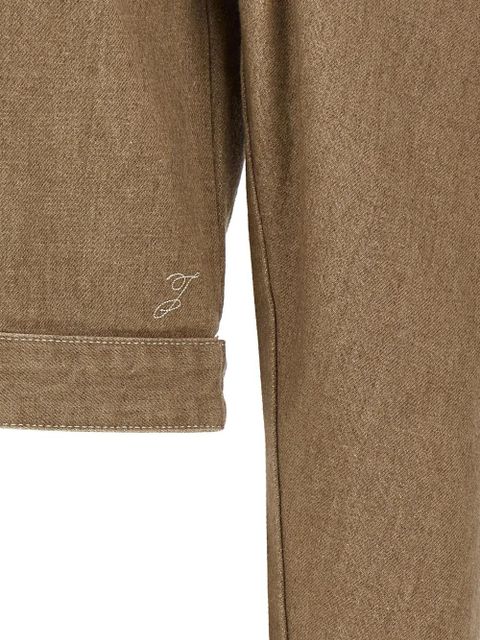 Jacquemus The Ovalo cargo cotton jacket - Neutrals