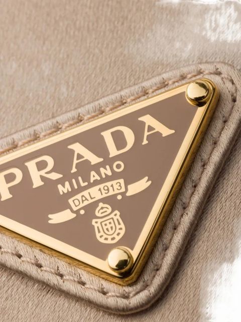 Prada leather mini bag - Neutrals