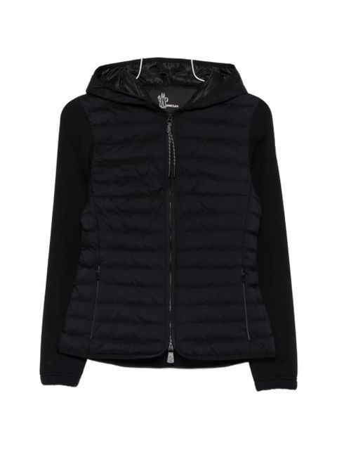 Moncler Grenoble hooded zip-up cardigan - Black - zdjęcie produktu nr 1