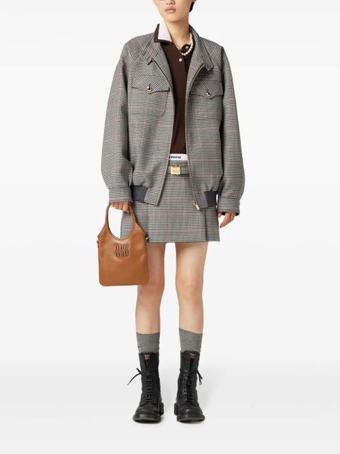 Miu Miu Ivy tote bag - Brown - zdjęcie produktu nr 2