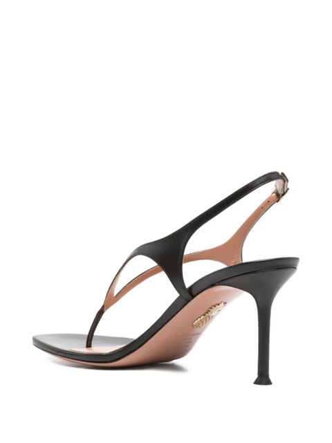 Aquazzura Bikini Thong leather sandals - Brown