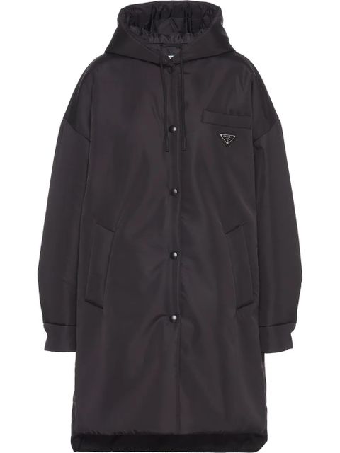 Prada Light Re-Nylon triangle-logo raincoat - Black - zdjęcie produktu nr 1