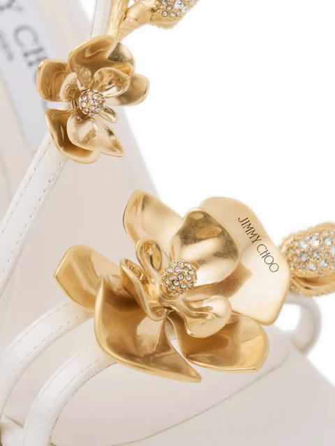 Jimmy Choo 95mm Zea sandals - Neutrals