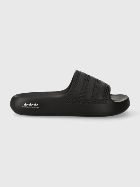 adidas Originals klapki Adilette Ayoon damskie kolor czarny na platformie GX1979 - zdjęcie produktu nr 1