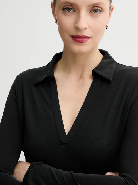 Guess longsleeve CALLIDA kolor czarny W5BP31 KCSZ2