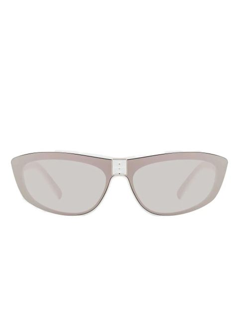 Givenchy Eyewear geometric-frame sunglasses - Brown
