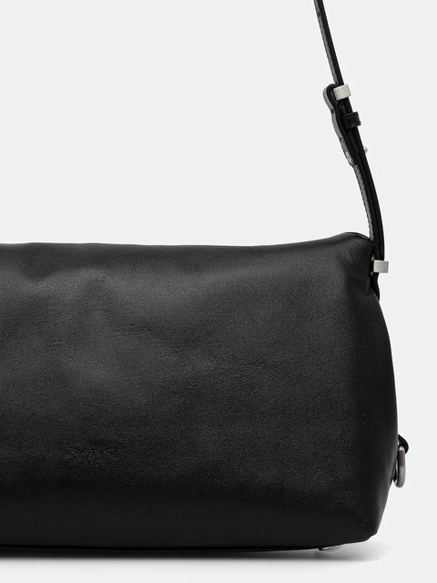 Pinko torebka skórzana Horizontal kolor czarny 105049 A1ZX - zdjęcie produktu nr 2