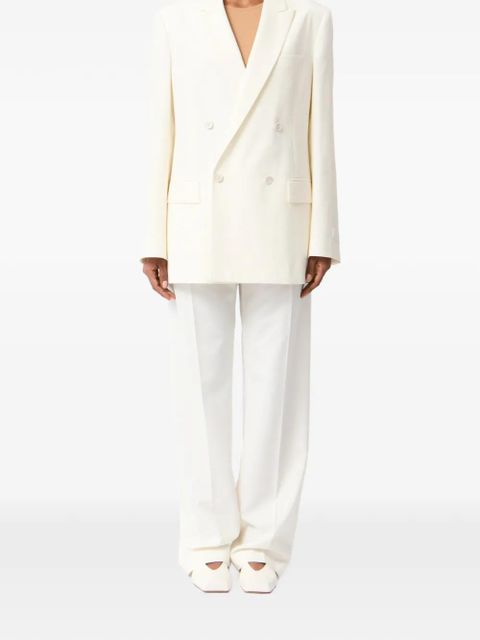 MM6 Maison Margiela double-breasted jacket - Neutrals